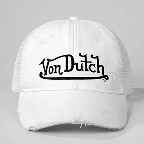 Yon Dutch Vintage Distressed Embroidered Baseball Cap