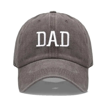 DAD MOM Embroidery Pure Cotton Baseball Cap Fashion Sport Golf Caps Sun Hat