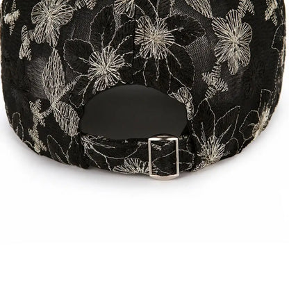 Elegant Breathable Floral Lace Baseball Cap
