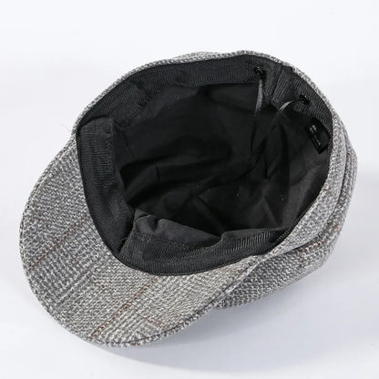 Women's Vintage Octagonal Beret, Newsboy Hat