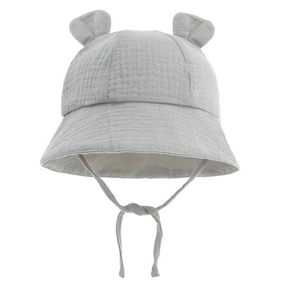 Muslin Cotton Baby Hat Summer Infant Cap Soft Baby Sun Hats