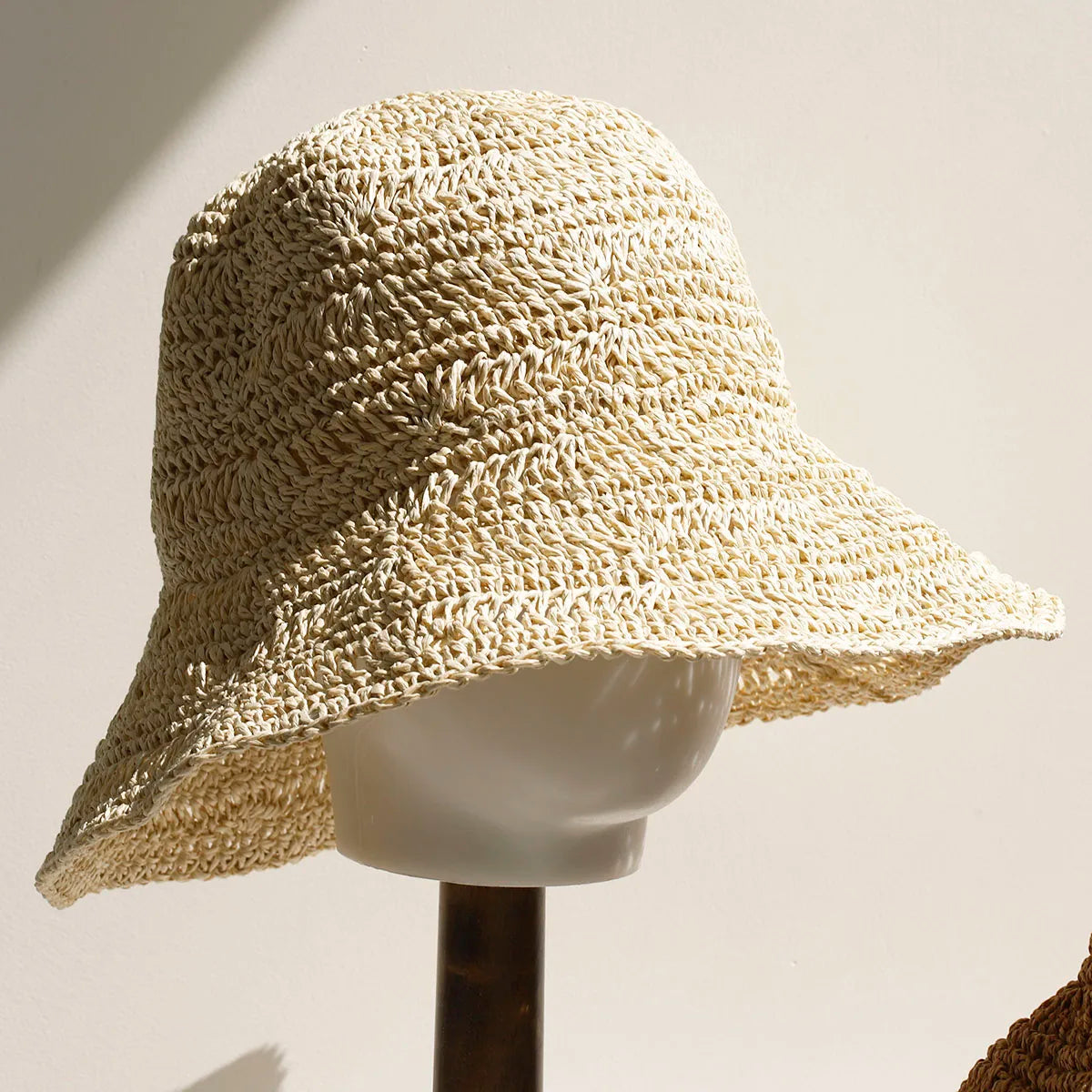 2026 Handmade High Quality Fashion Stripe Sun Hat