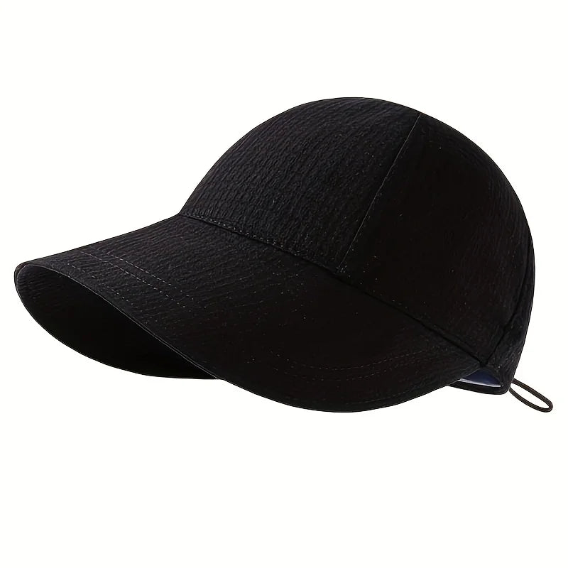 Women's Solid Color Bucket Hat, Sunscreen Outdoor