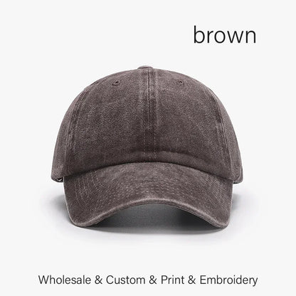 Men And Women DIY Design Letter Embroidery Hat