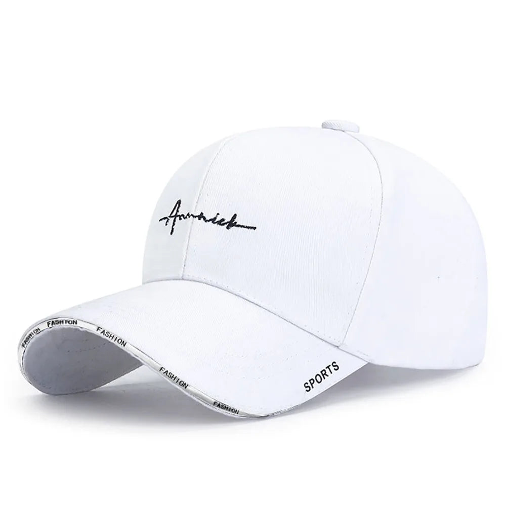 Summer Sunscreen Adjustable Sun Hats Cotton Solid Color Baseball Cap