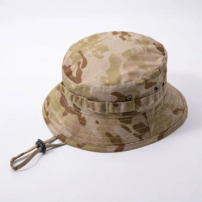 Custom Printed Logo Camouflage Bucket Hat