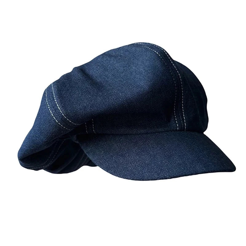 Big Head Newsboy Cap Women Beret Vintage Painter Spring Summer