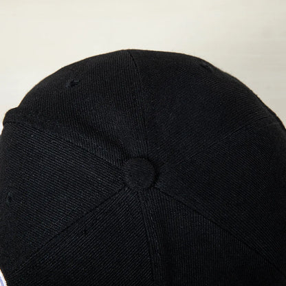 Hip Hop Style Baseball Cap With A Flat Top Color Patching Letter Embroidery Suitable For Both