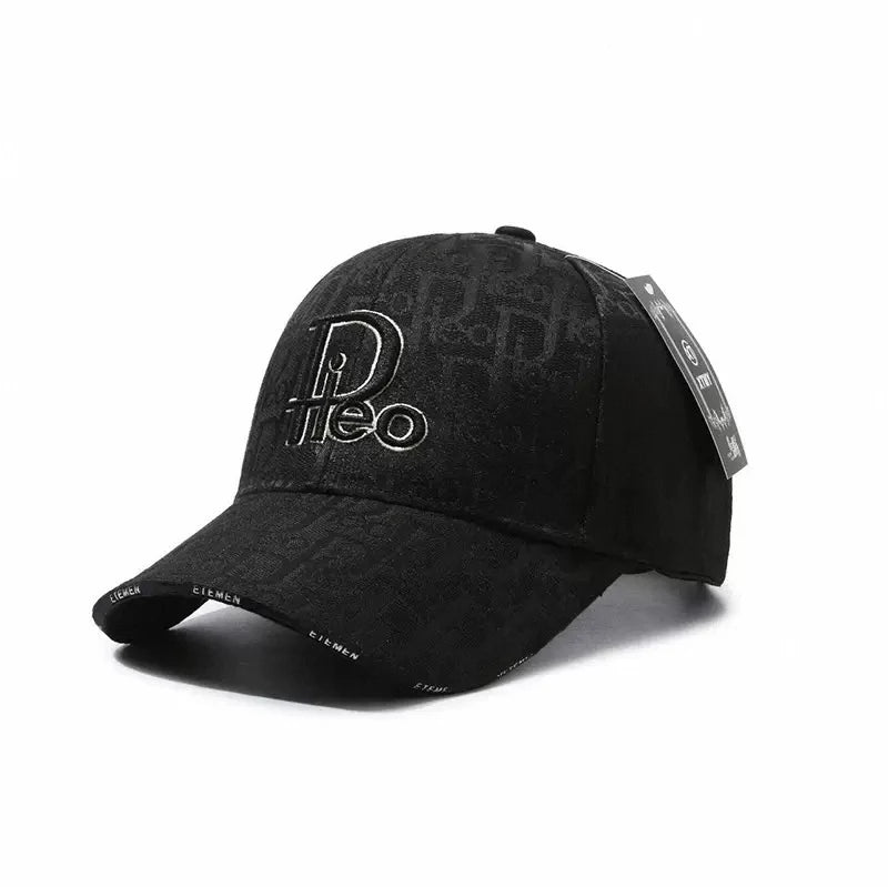 Embroidered Letter Duckbill Baseball Cap
