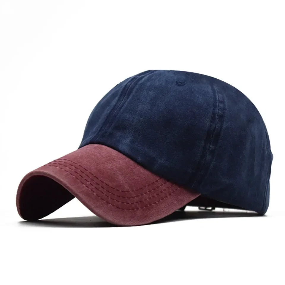 Washed Cotton Baseball Cap Pointed Cap Outdoor