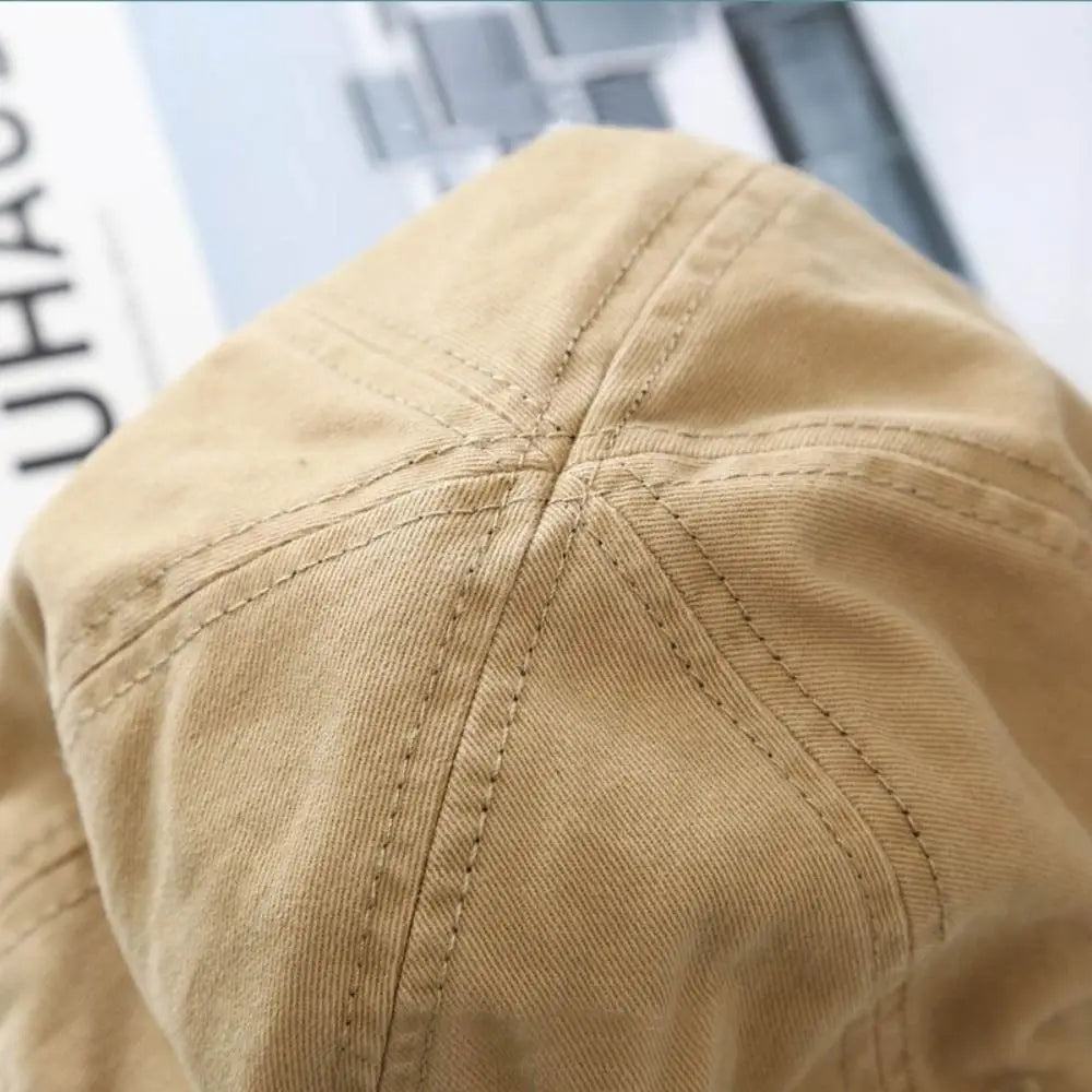 Casual Retro Bucket Hat Japanese Style Short-brim Fisherman Cap