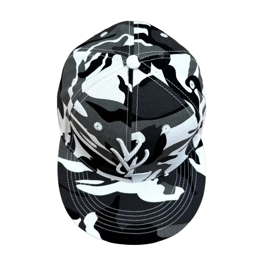New Arrivals White Camo Fitted Men Women Hat Cap Snapback Cap Casquette Baseball Hats Casual