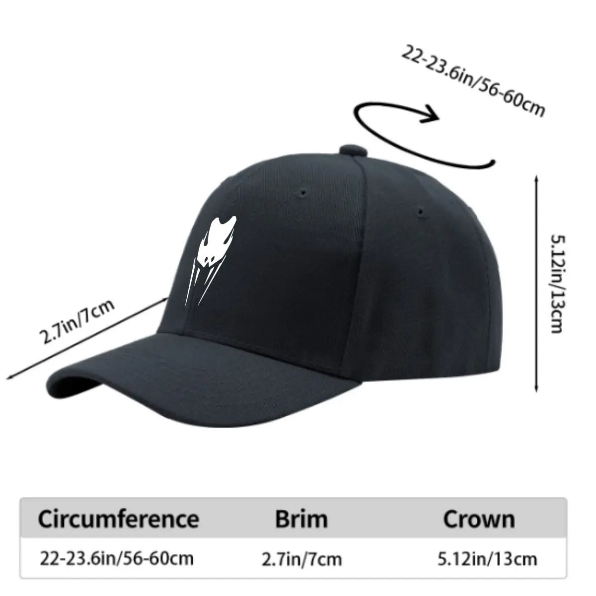 Snake Head Vinyl Decal Car Sticker Baseball Cap