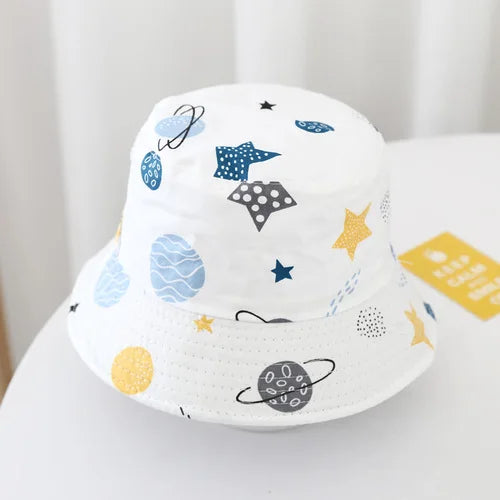 2-4 Years Summer Baby Hat Kids Cotton UV Protection Sun Cap Children