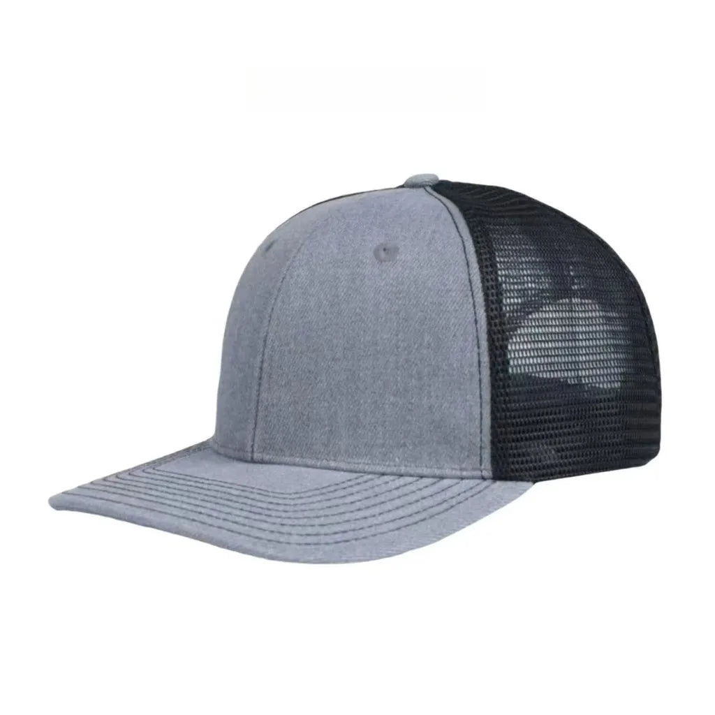 Richardson 112 Unisex Mesh Trucker Cap Breathable Sun Hat With Slightly Curved