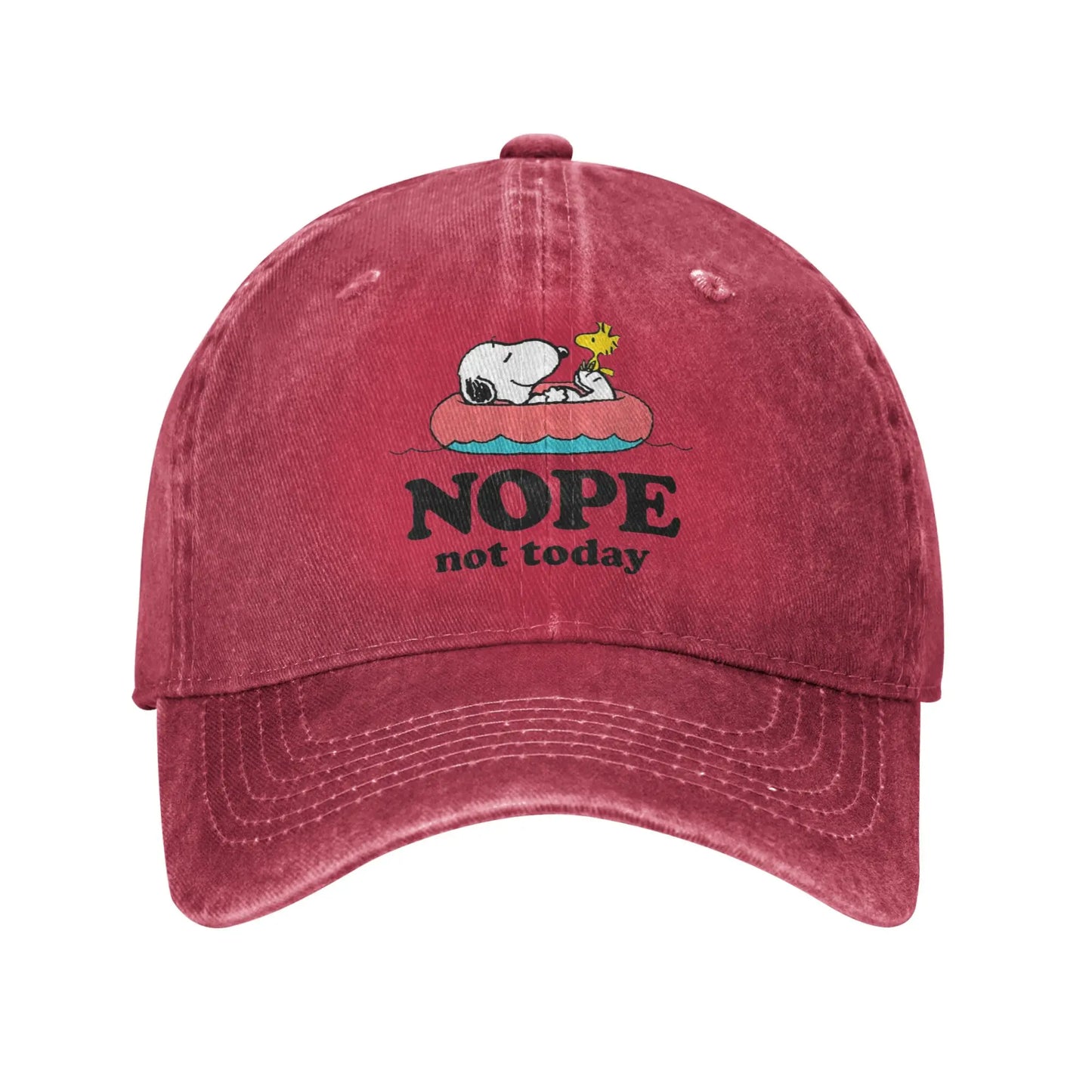 Snoopy Be Happy Baseball Caps