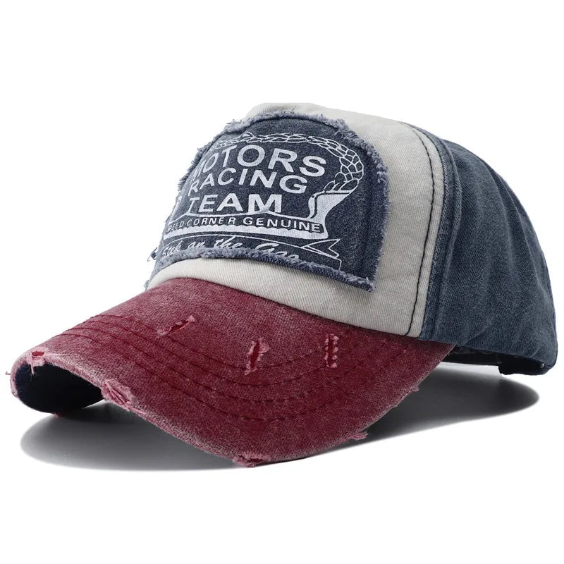Letter Print Fishing Baseball Cap Man Snapback Hat Hip Hop Vintage 5 Panel Sports Caps for Men Women