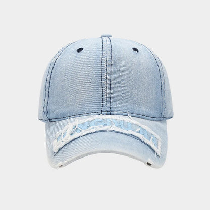 New High Quality Unisex Washed Denim Baseball Cap