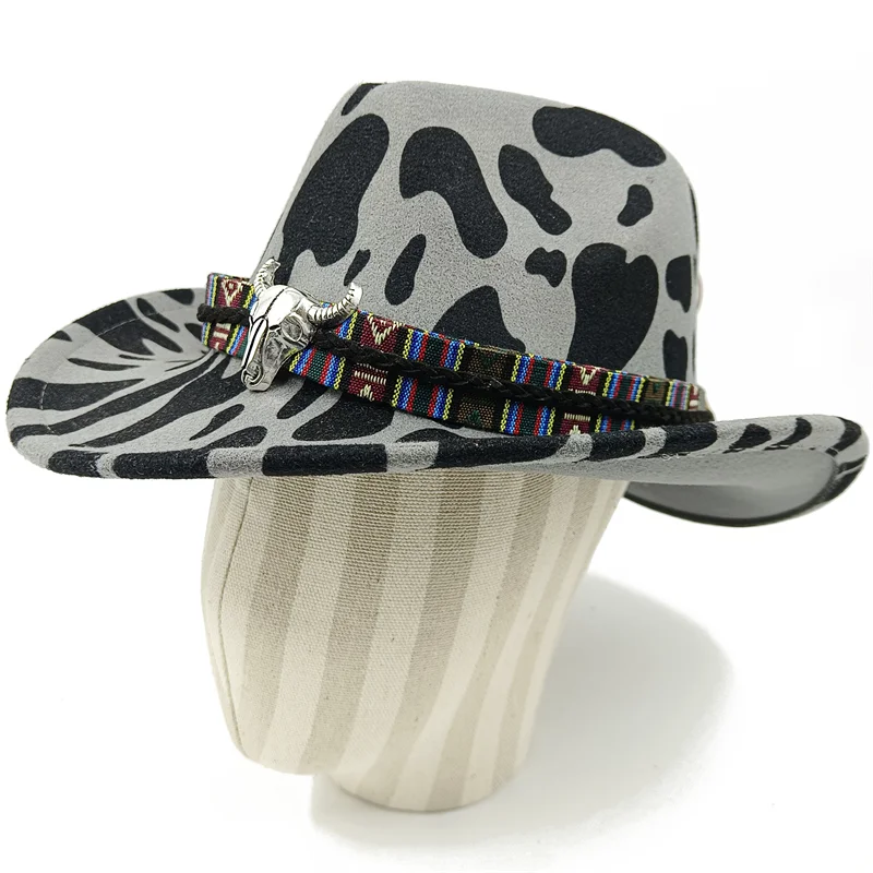 White Cowboy Hat New Jazz Top Cowboy Head Accessories Cowboy Hat
