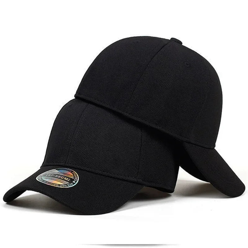 High Quality Baseball Cap Fitted Closed Full Cap Outdoor Breathable Sports Sun Trucker Hat Gorras Hombre