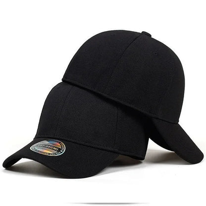 High Quality Baseball Cap Fitted Closed Full Cap Outdoor Breathable Sports Sun Trucker Hat Gorras Hombre