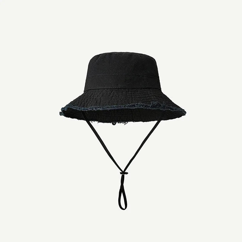 Outdoor Women Bucket Hat Wide Brim Fisherman Hat