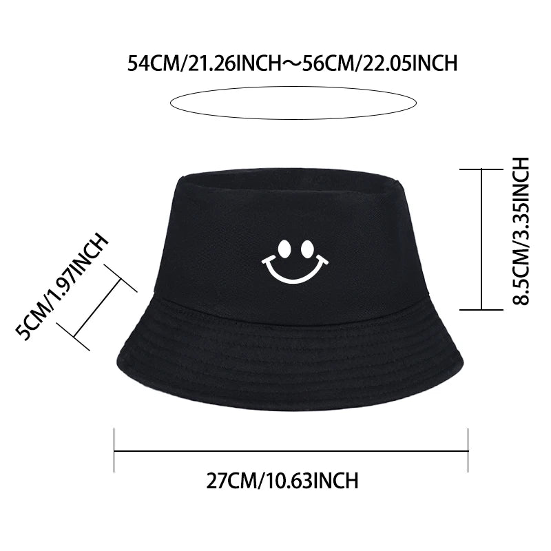Smiley Face Fisherman's Hat for 2–6-Year-Olds