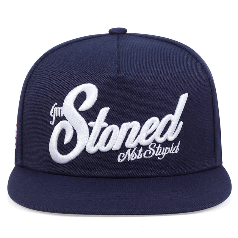 Unisex Stoned Letter Embroidery Baseball Hats Spring Autumn Outdoor Adjustable Casual Hip Hop Trucker Caps Sunscreen Hat