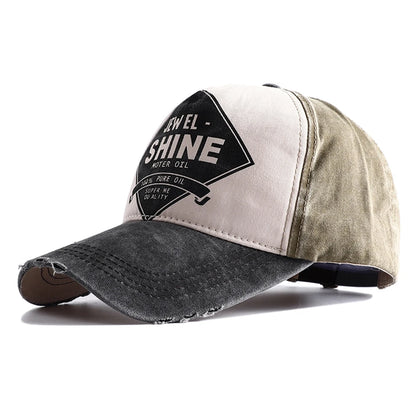 High Quality Vintage Letter Print Baseball Cap Men Women