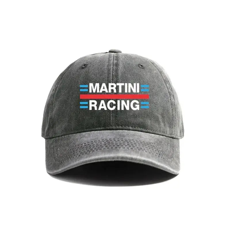 Martini Racing Baseball Caps Distressed Hats Cap Men Women Retro