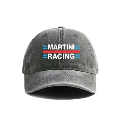 Martini Racing Baseball Caps Distressed Hats Cap Men Women Retro Outdoor Summer