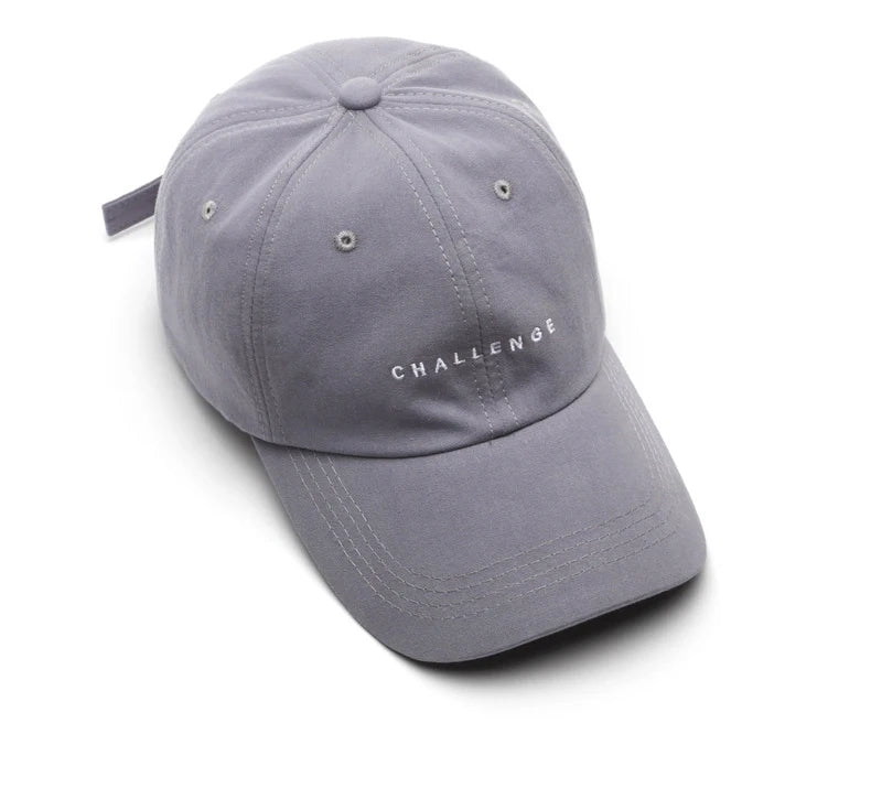 Summer Baseball Cap Women Men Letter CHALLENGE Trucker Hat Hip Hop Snapback Caps Outdoor Sun Hat