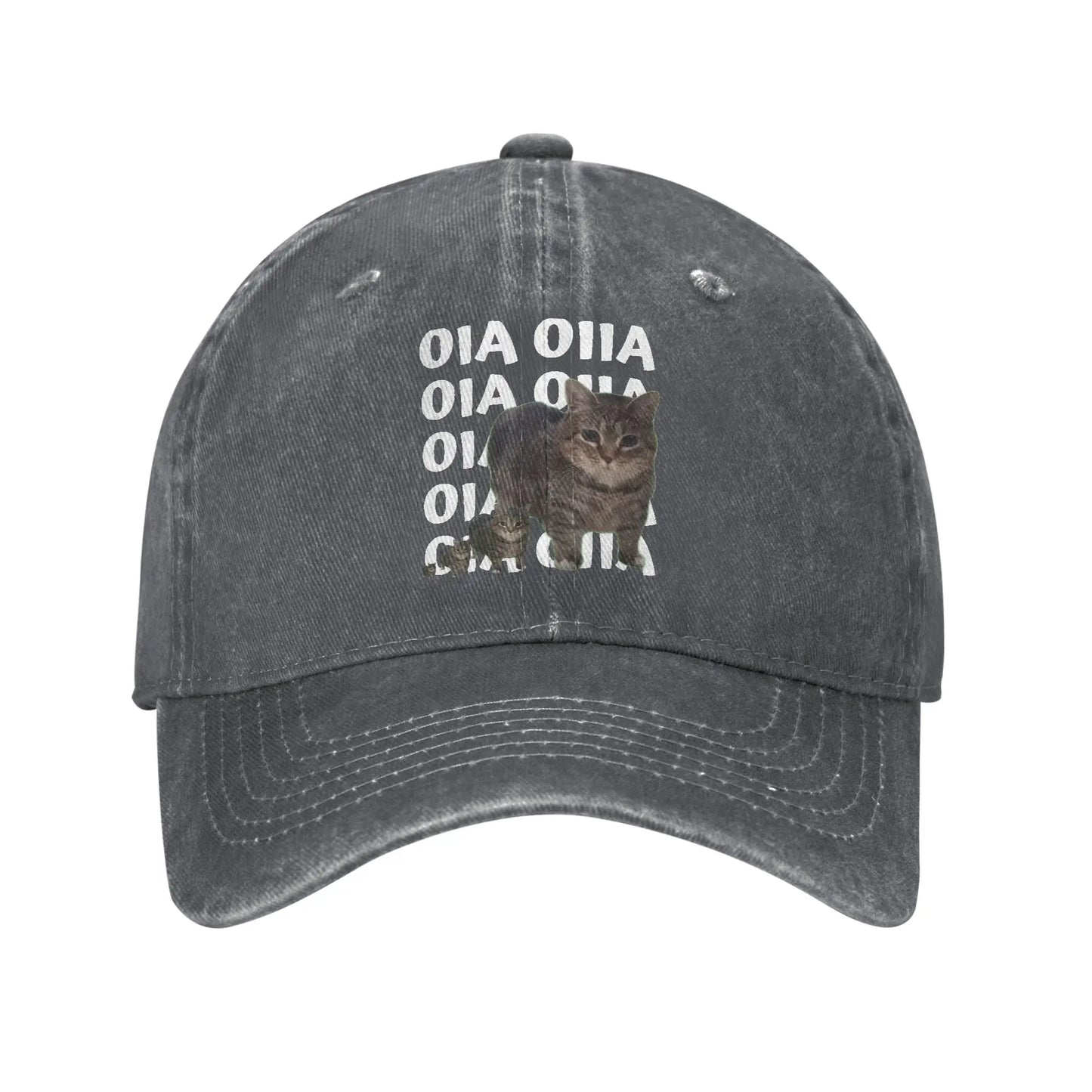 Spinning Cat Meme Men Women Baseball Caps
