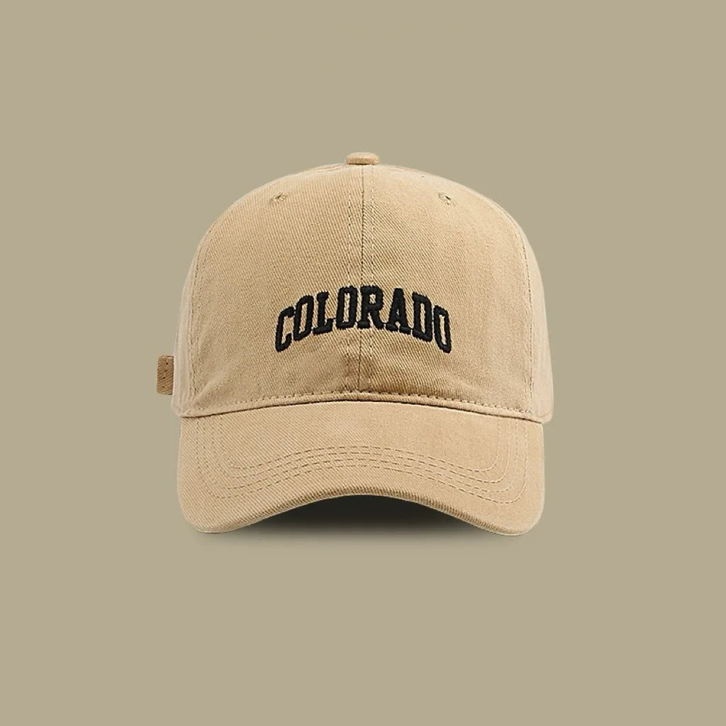 New Colorado Letter Embroidered Baseball Hat Adjustable