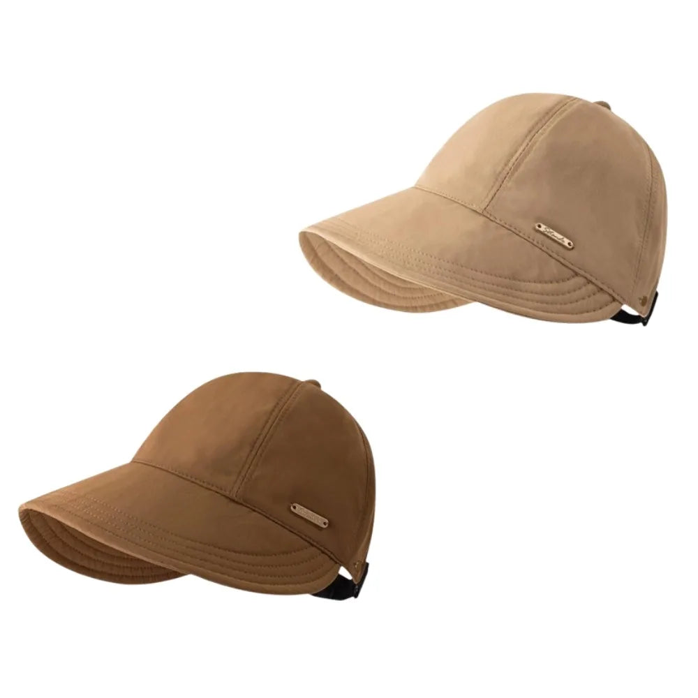 Women's UV Protection Baseball Cap Wide Brim Adjustable Sun Hat
