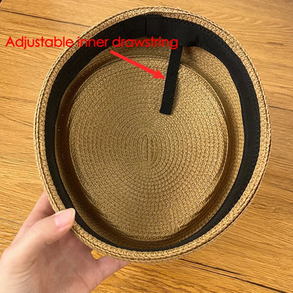 Airline Stewardess Flight Attendant Vintage Pillbox Hat Fashion Summer Straw Beret Hat