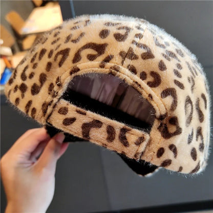 Leopard Print Baseball Cap For Women Men Unisex