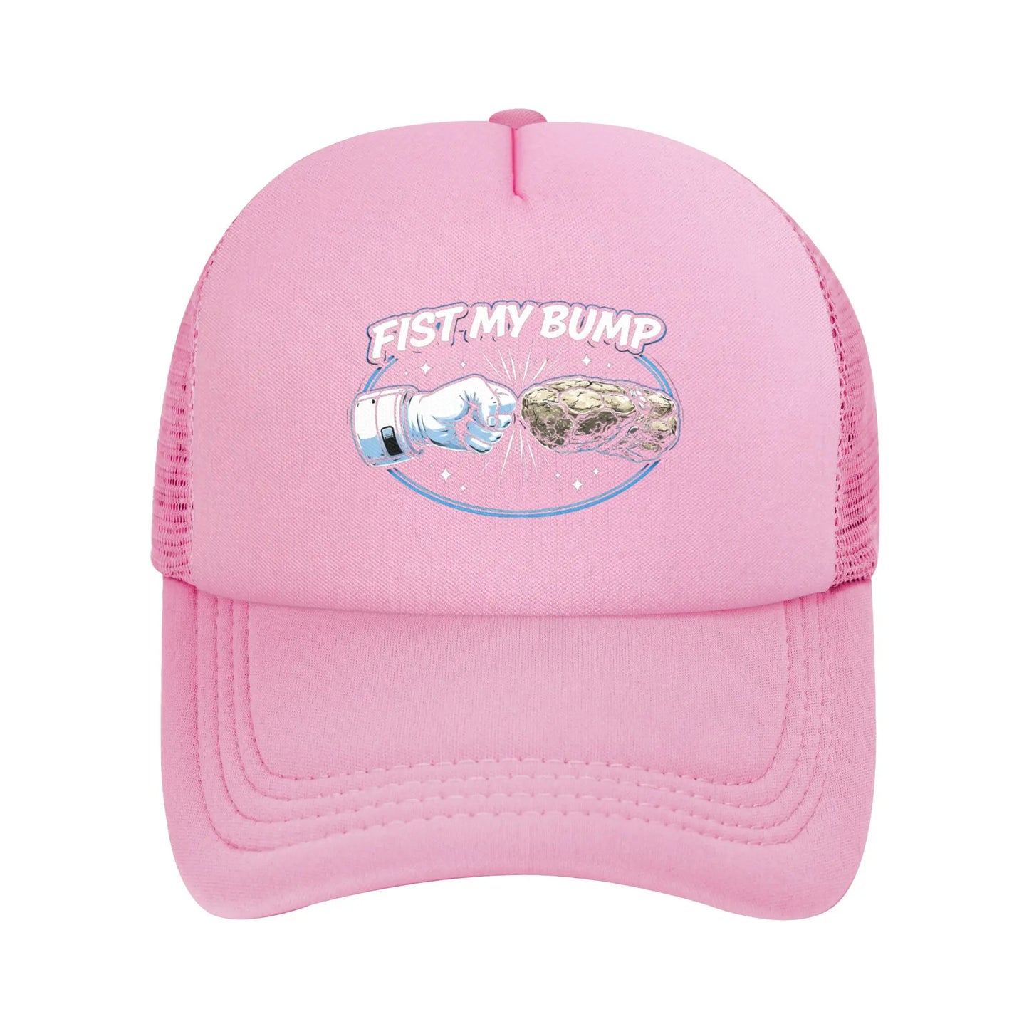 Men Fist My Bump Cap HipHop Mesh Baseball Caps