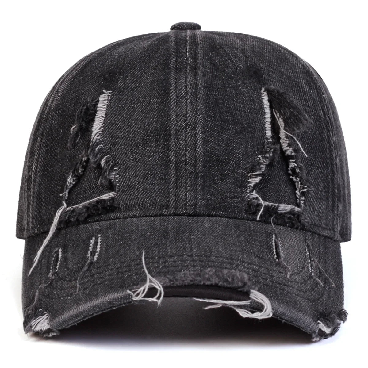 Unisex Triangle Hole Cowboy Baseball Caps Spring Autumn