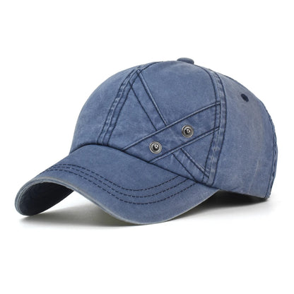 Four Seasons Washed Cotton Baseball Cap Men Women