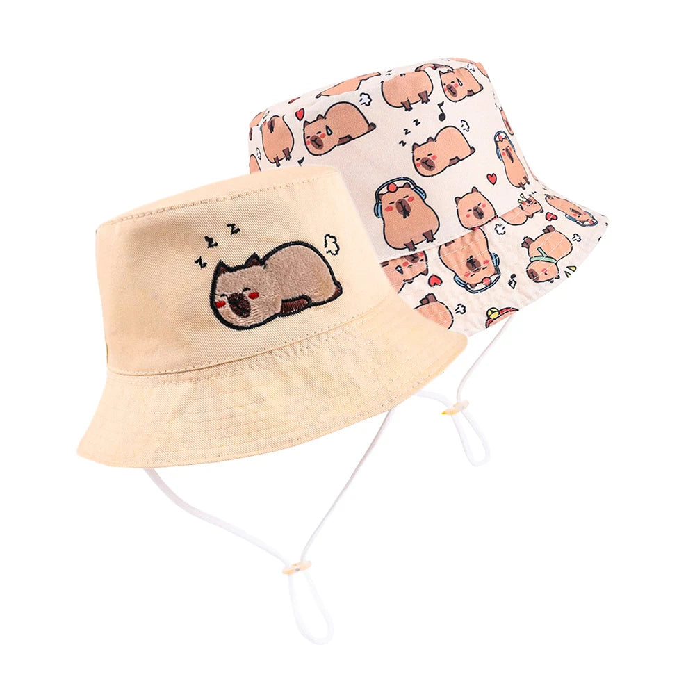 Summer Double Sided Children Bucket Hats