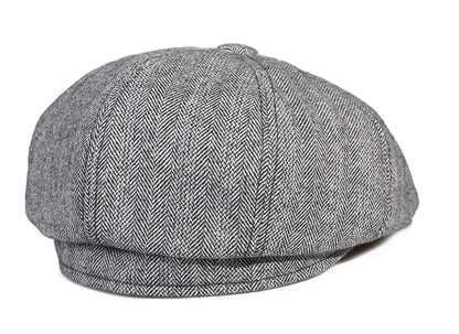 Men Street Bonnet 55% Wool Beret Sheepskin Camel/Grey Male Thin Hats