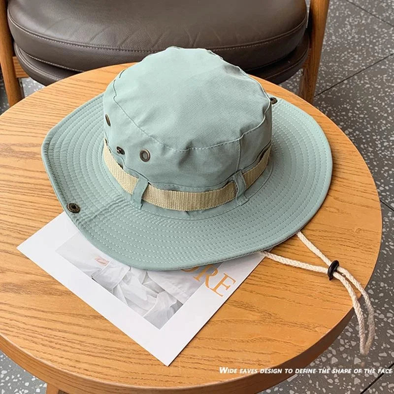 Sun Hats for Men Outdoor Fishing Cap Wide Brim Women Bucket Hat