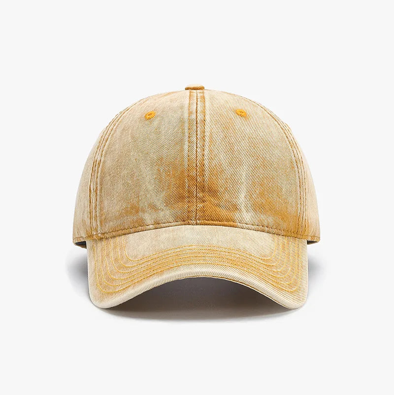 Washed Baseball Cap, Dad Cap, Unisex Outdoor Cap