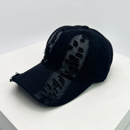 New Men Women Gradient Broken Style Baseball Hats