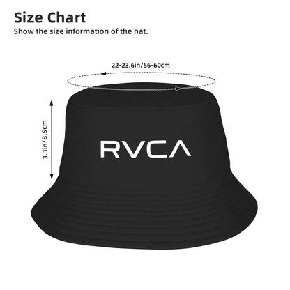 RVCA Design Bucket Hat Panama Bob Hats Outdoor Fashion Reversible