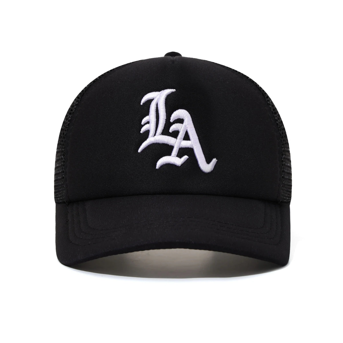 LA Embroidery Breathable Truck Hat Hip Hop Street Baseball Hat American Sunshade Couple Hat