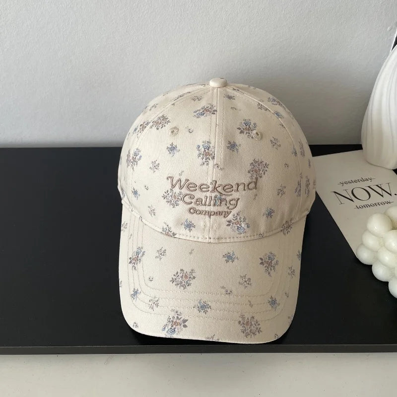 Floral Soft Top Hat Small Korean