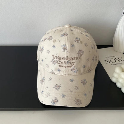 Floral Soft Top Hat Small Korean