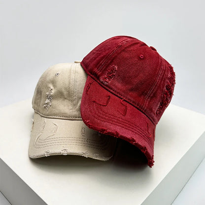 New Unisex Korean Solid Retro Baseball Hats